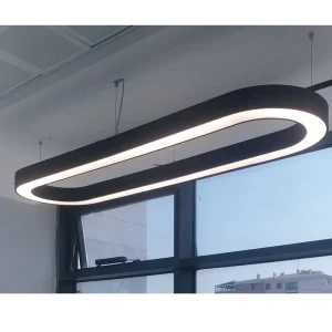 Oval LED Pendant Hanging Lights Lighting for Dining Room Kitchen Bar Fashion Pendant Lamp AC90 260V Pendant Light