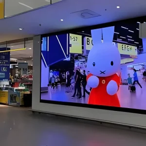 P1.25 Micro Spacing Indoor LED Display High Contrast Ratio Uniform Color Low Power Consumption for Enterprise Showroom