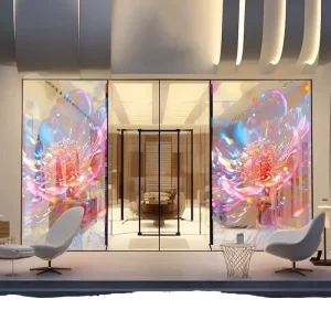 P2.5 High Transmittance Transparent LED Screen Lightweight See Through LED for Boutique Shop Curtain Wall Interior Decoration