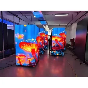 P2.6 Square LED Screen Ultra Slim Lightweight High Contrast for Exhibition Hall Media Center Brand Experience Hall