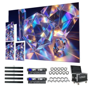 P3.91 Energy Saving Outdoor Rental LED Screen 500x1000mm High Brightness Display for Large Scale Billboard
