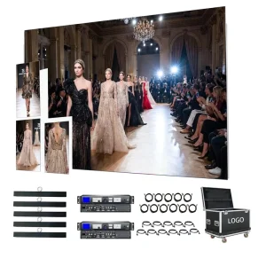 P3.91 Outdoor Advertising LED Display Screen 500x1000mm Rental Stage Panel for Sports Event Stadium Lights