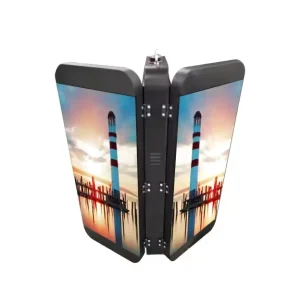 P4 P5 P6 Outdoor Street Lighting Pole Vertical Digital Signage LED Advertising Display Screen