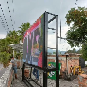 P5 P6 P8 P10 2.88X1.92M Outdoor Fixed Installation Digital Sign Advertising LED Display Billboard Screen