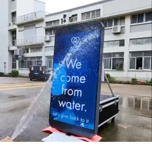 P6 Outdoor LED Billboard Solar Pole Light LED Displays Street Pole Advertising Road Light Pole LED Screen