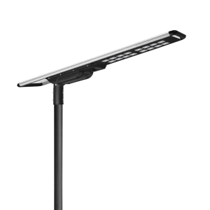 PIR Motion Sensor All in One Solar Street Light 50W 80W IP65 Waterproof Outdoor LED Road Light with 3 Modes Dusk to Dawn
