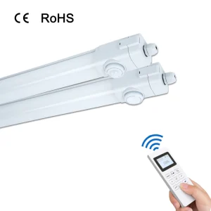 PIR Motion Sensor IP65 LED Tri Proof Light 30W 2Ft 4Ft Linkable Batten Light Waterproof High Lumen for Parking Lot Corridor