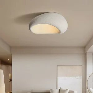 PM Wabi Sabi Modern Simple Ceiling Lamp Hotel House Corridor Bedroom Decorative Japanese Style Low Ceiling Light