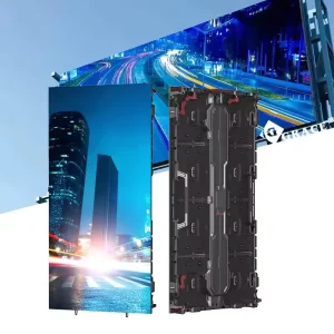 Panel Matrix LED Screen Outdoor P3.91 500x1000mm Front Maintenance LED Video Wall System Waterfall Display