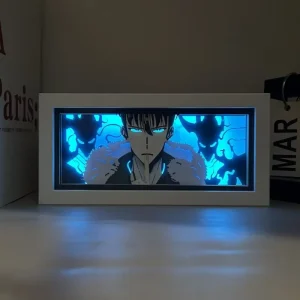 Paper Cut Night Light Shadow Box Manga Lamp Anime Lamp Kawaii Lamp Cute Night Light for Kids Room Decor USB Powered