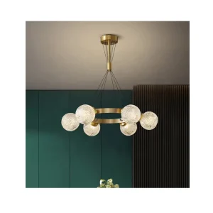 Pendant Chandeliers Ceiling Luxury Glass Light Source Pendant Lamp for Living Room Modern Pendant Light