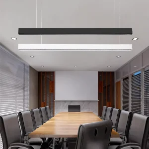 Pendant Installation IP20 PC 48W 100-265V Pendant Light Energy Saving LED Linear Light for Modern Buildings
