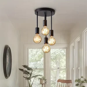 Pendant Light Fitting Ceiling E27 Suspension Chandeliers Light for Kitchen Bedroom Home Corridor