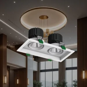 Perfume Fragrance Boutique Recessed Grille Downlight Rotatable Embedded Ceiling Spotlight