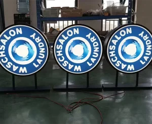 Personalized Printed LED Illuminated Light Box Outdoor Store Acrylic Advertising Display Sign