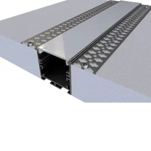 Plaster in LED Profile Linear Light 6063 T5 Aluminum for Seamless Ceiling Interior Decoration