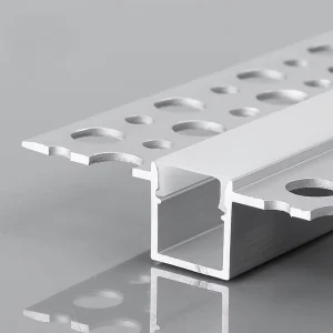 Plasterboard Embedded Linear Strip Light Alu Channel Heat Sink Drywall Gypsum Wall Plaster-in Aluminium LED Profil