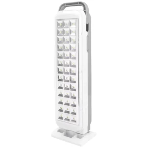 Plastic LED Rechargeable Lead Acid Battery Dimmable Home & Outdoor Portable Camping Emergency Light 5 Year Warranty