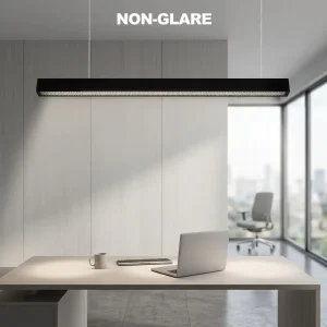 Popular Design Pendant Installation IP20 PC 48W 100 265V Cleanroom Linear Led Light Luxury Linear Pendant Light