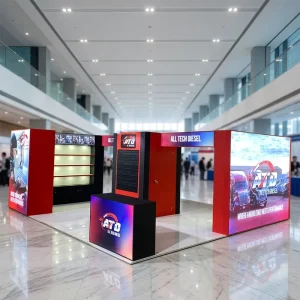 Popular Design Trade Show Booth Reliable Supplier Custom Modular Wooden Easy Setup Event Show Booth Exhibit Stand