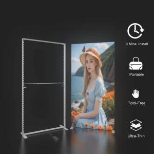 Portable Advertising SEG LED Backlit Large Light Box