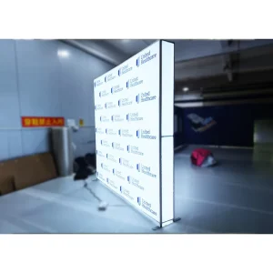Portable Aluminum Backlit Display LED Light Box Fabric Heavy Duty Trade Show Displays LED Tension Fabric Backdrop