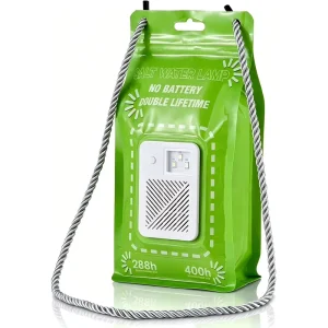 Portable Battery free Outdoor Salt and Water Emergency Lamp 288 hour Long lasting LED Light Suitable for Camping and Hiking