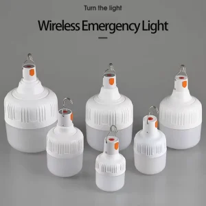 Portable Emergency Light Bulb E27 B22 USB Rechargeable LED Bulb Emergency 20W 40W 80W 100W 150W Household LED Emergency Light