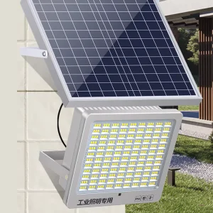 Portable Flood Light Garden Lighting IP65 Waterproof Wall Mounted LED Solar Lights Outdoor 45W
