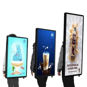 Portable LED Backpack Billboard Manufacturer Customization Advertising Light Boxes Outdoor Activities Light Box