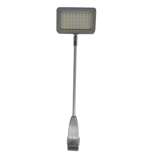Portable LED Exhibition Arm Light Aluminum Body Plastic Base 12W Power Cord Trade Show Advertising Indoor Use Expo Booth Display