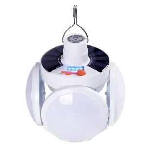 Portable LED Ultra Bright Soccer Ball Light Hanging Folding Camping Light Solar Powered Outdoor Hiking Emergency Tent Light