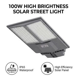 Portable LiFePO4 Battery 6000K Daylight Street Lighting Fixtures Solar Highway IP65-IP67 Integrated Control AC Power Supply