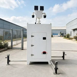 Portable Mobile CCTV Tower CE Certified Waterproof Monitoring Cube Tower