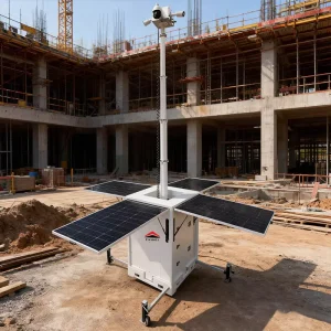 Portable Solar Panel Generator Tower with 4*435W Monocrystalline Silicon Solar Panel for Outdoor Events