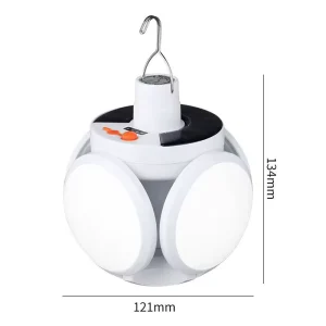 Portable Super Bright LED Solar Rechargeable Emergency Lights Remote Control Waterproof Energy Saving Emergency Lights