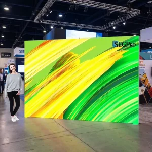 Portable Trade Show Retail Aluminum Frameless Double Sided LED Backlit Fabric Light Box