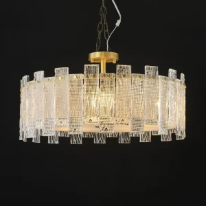 Postmodern All-Copper Ceiling Light Elegant Modern Design for Living Room Bedroom Study Workshop Simple Lamp Fixture