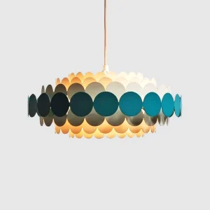 Postmodern Creative Nordic Design Iron Adjustable Height LED Hanging Chandelier Pendant Lights for Bedroom Children’s