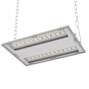 Power Switchable 100/200/300W 0-10V/1-10V Dimmable Linear LED High Bay Lamp Canopy Light Warehouse 5-Year Warranty