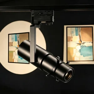 Premium Aluminum Tunable Beam Track Lighting High CRI Anti Dazzle Spotlight for Indoor Art Gallery Museum Display Illumination
