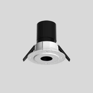 Premium Cold Forged Aluminum Adjustable Custom Spotlight Led Commercial Lighting Cob Anti Glare Trimless Recessed Downlight