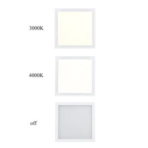 Premium Energy Efficient Office Shop 40W Aluminum Square 6*6 Panel Fixture Low UGR LED Ceiling Panel Light