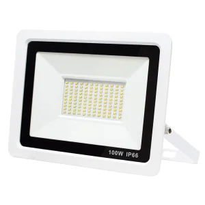 Price Aluminum Flood Reflector Light 100W 9000lm with Optional White Black Housing IP66 Waterproof High Quality
