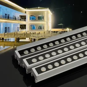 Price IP66 Architectural Building Facade Lighting 12W Outdoor LED Strip Light SMD5050 LEDs 3 Year Warranty High
