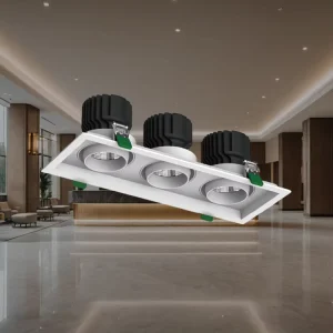 Private Club Construction Square Ceiling Spotlight for Wine Cellar Lounge Interior Focus Lighting Fixture