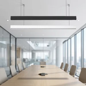 Product Pendant Installation IP20 PC 48W 100 265V Industrial Led Suspended Linear Light Fixture