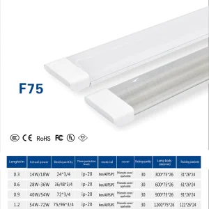 Profession Manufacturer Custom Iron Ps/pc 14w 28w 40w 54w 1ft 2ft 3ft 4ft Led Tube Light with Facoty Price