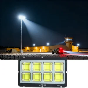Professional 400W High Power LED Flood Light IP67 Waterproof for Construction Site Stadium Warehouse Industrial Outdoor Lighting