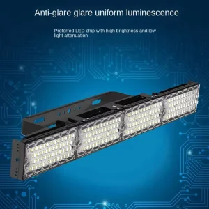 Professional Anti Glare Linear LED Padel Court Light Outdoor Sports Stadium Floodlight for Tennis Pickleball Court Lighting
